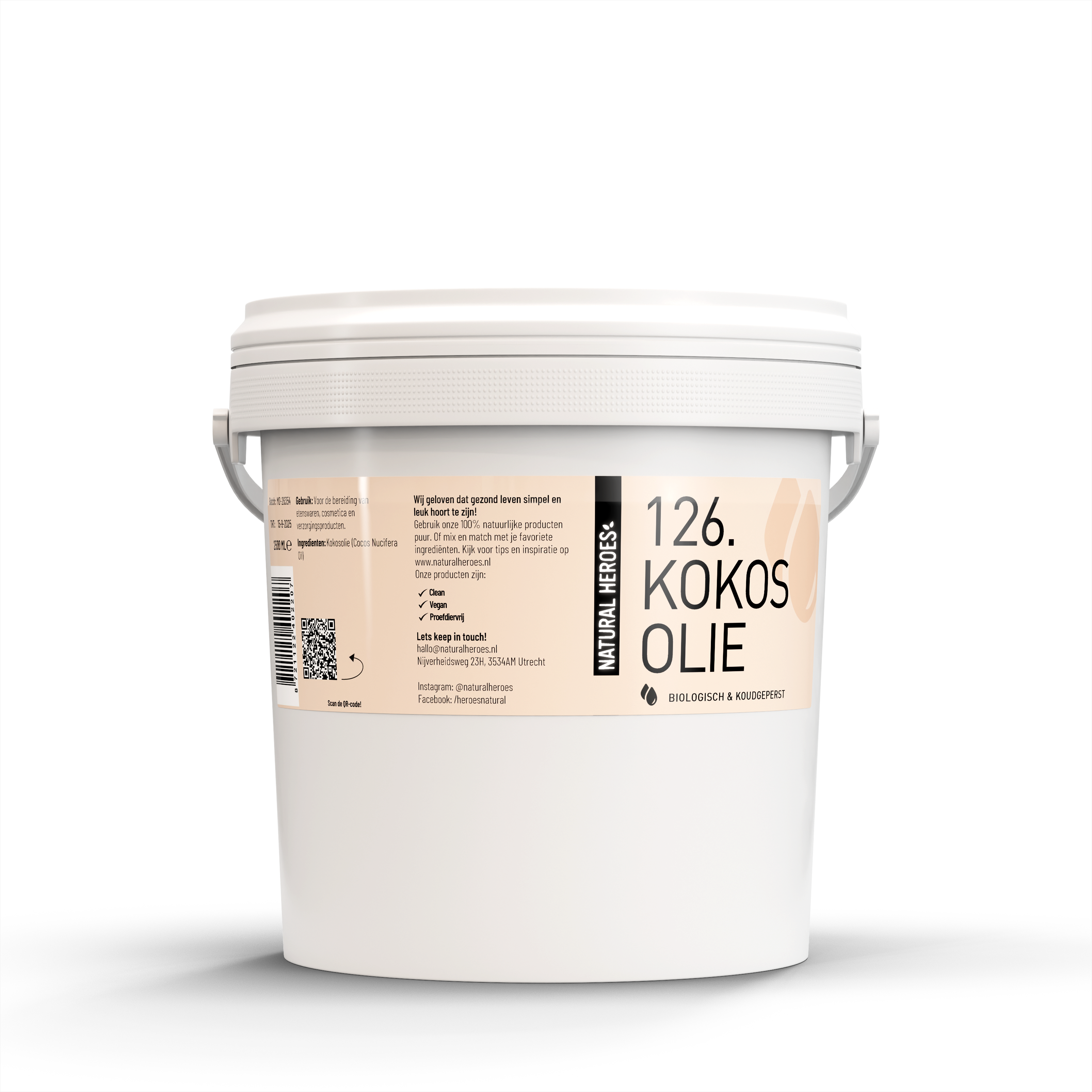 Kokosolie (Biologisch & Koudgeperst)