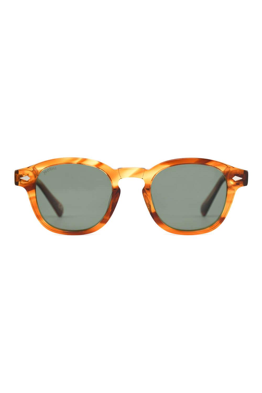 Joplins Sunglasses  Aveiro Bio Acetaat Zonnebril Oranje