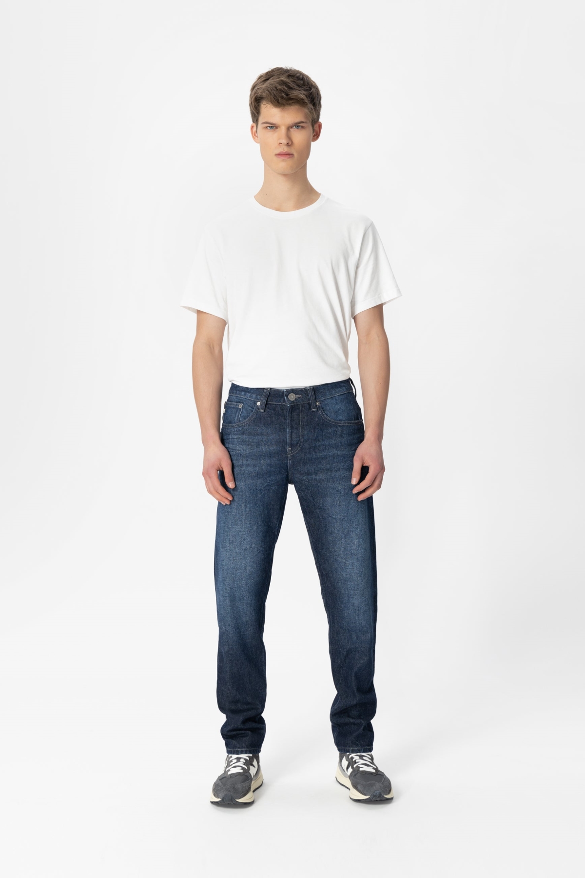 MUD Jeans mannen vegan Jeans Extra Easy 3d Aged Blauw
