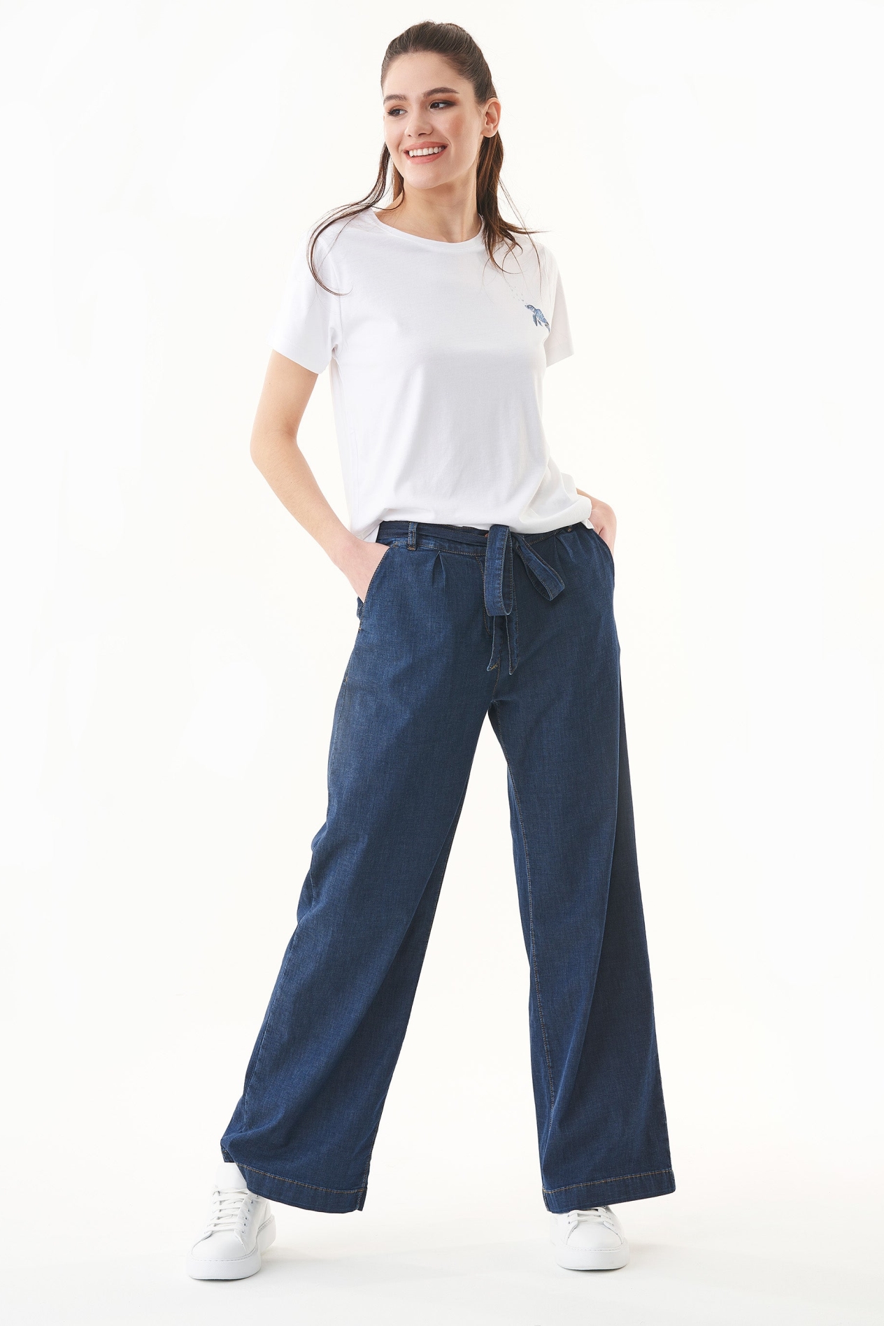 ORGANICATION  Broek Van Biologisch Katoen In Denimlook