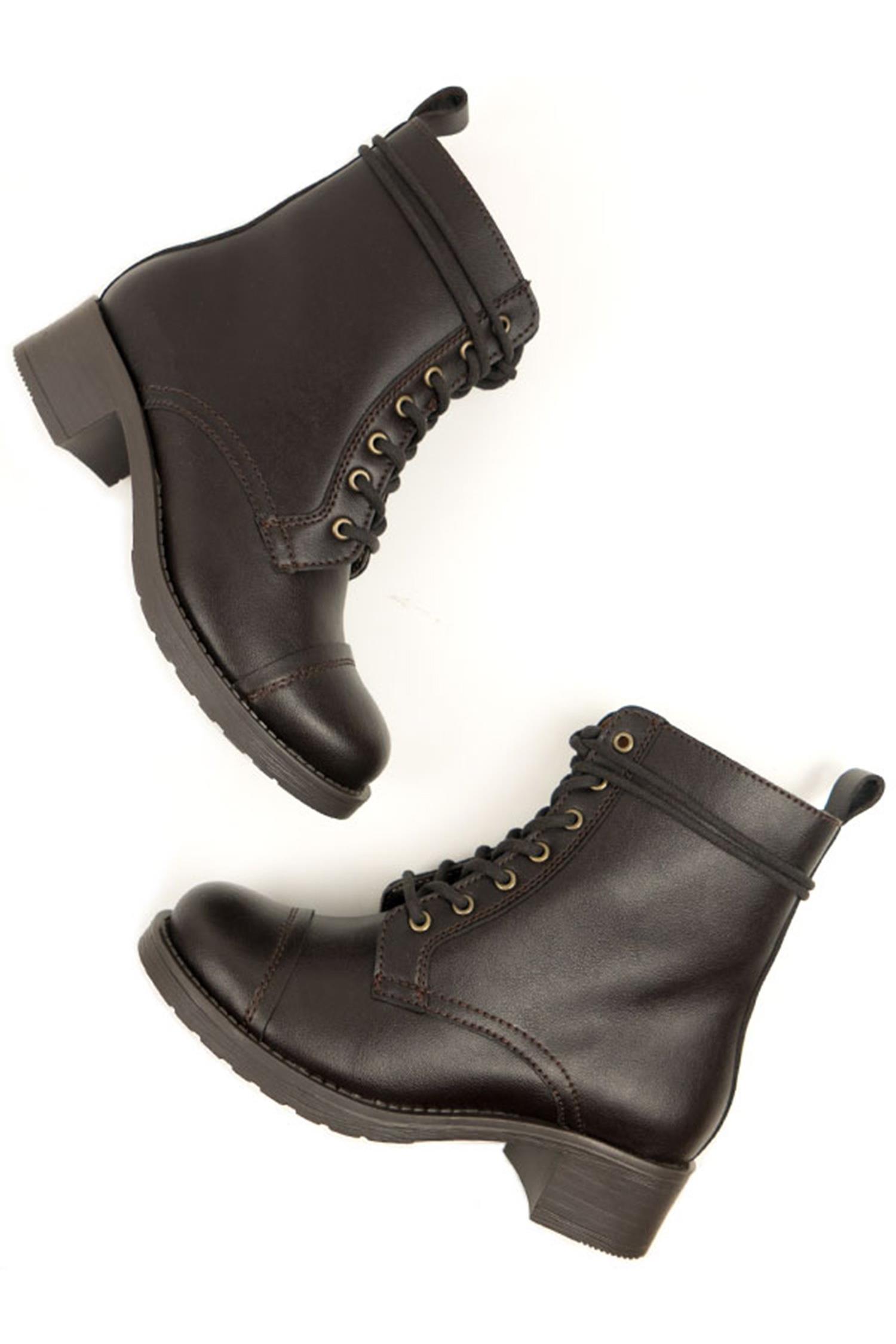 Will's Vegan Store  Laarzen Aviator 2 Donkerbruin