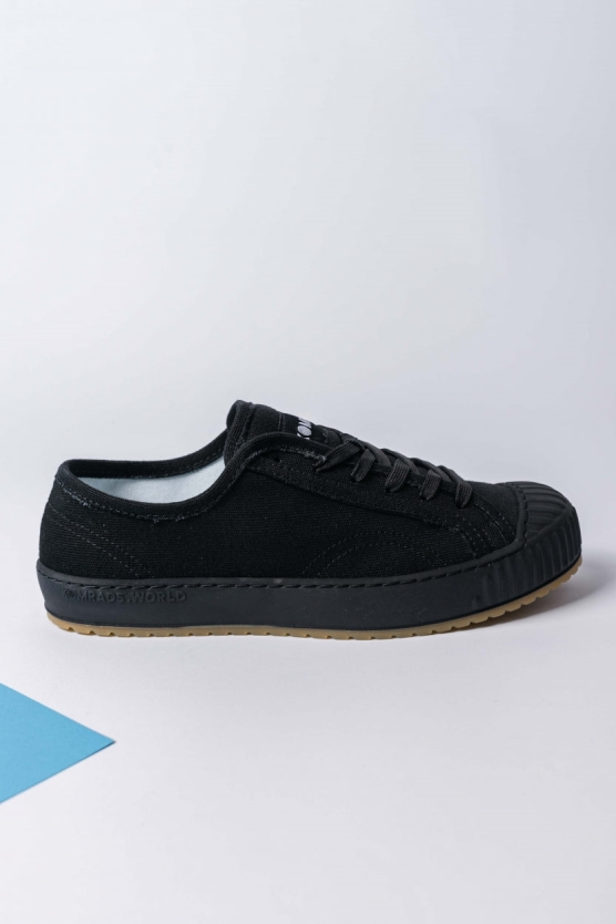 Komrads mannen vegan Sneakers Icns Spartak Zwart