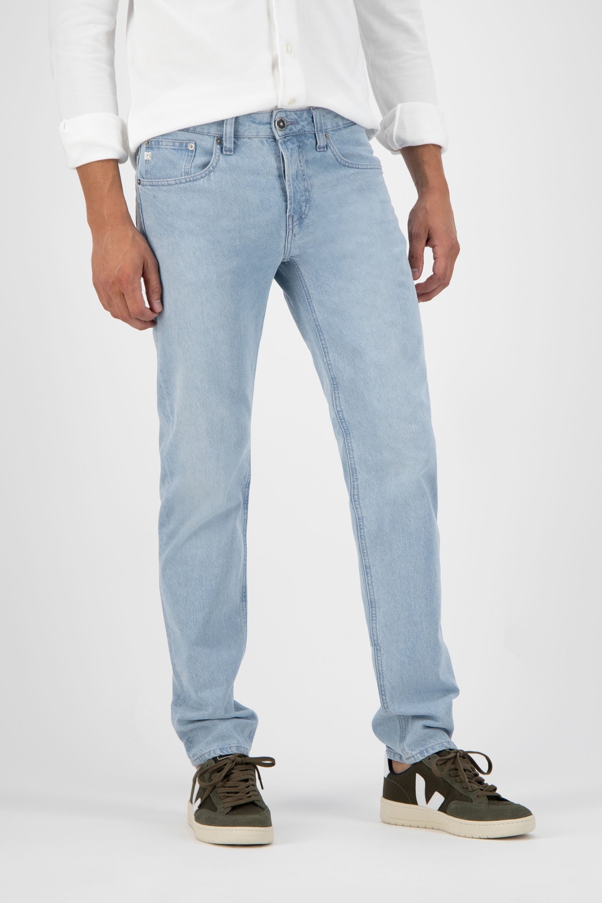 MUD Jeans mannen vegan Jeans Regular Dunn Lichtblauw