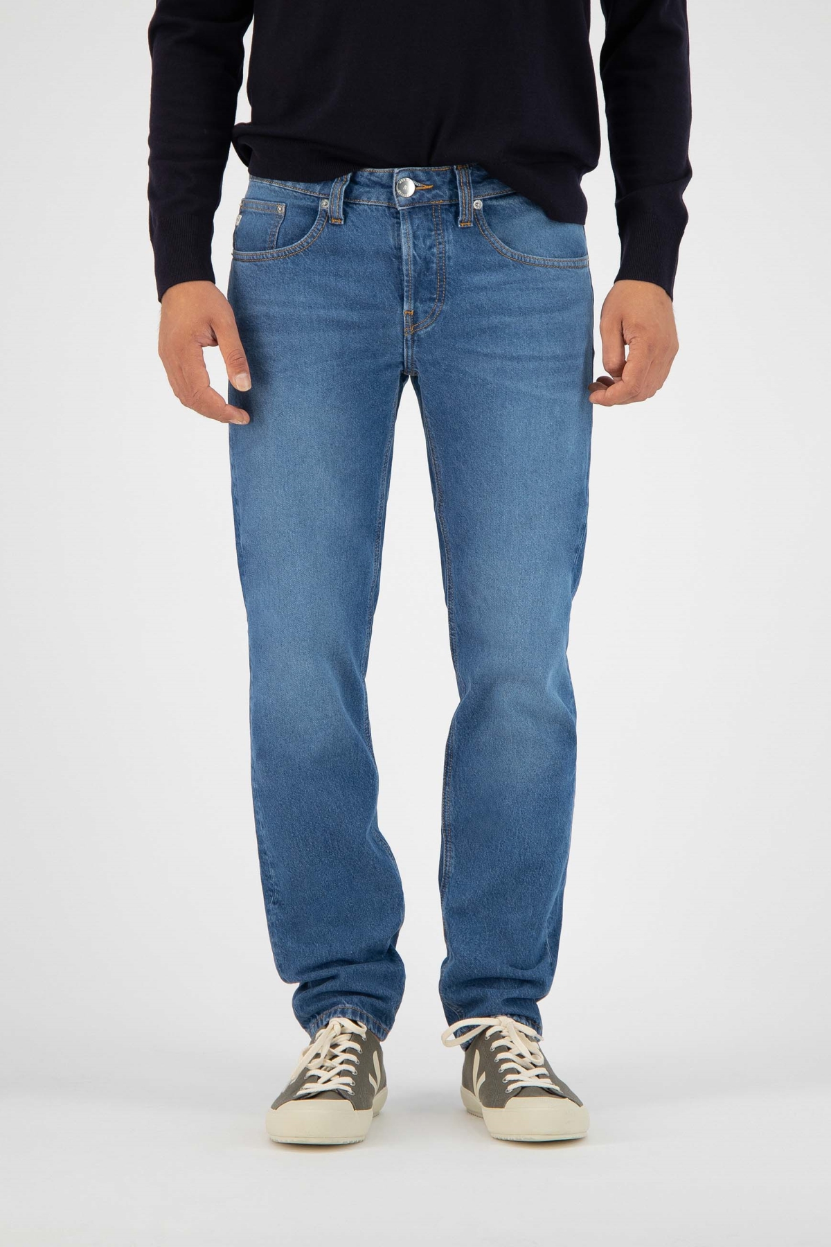 MUD Jeans mannen vegan Jeans Regular Dunn Blauw