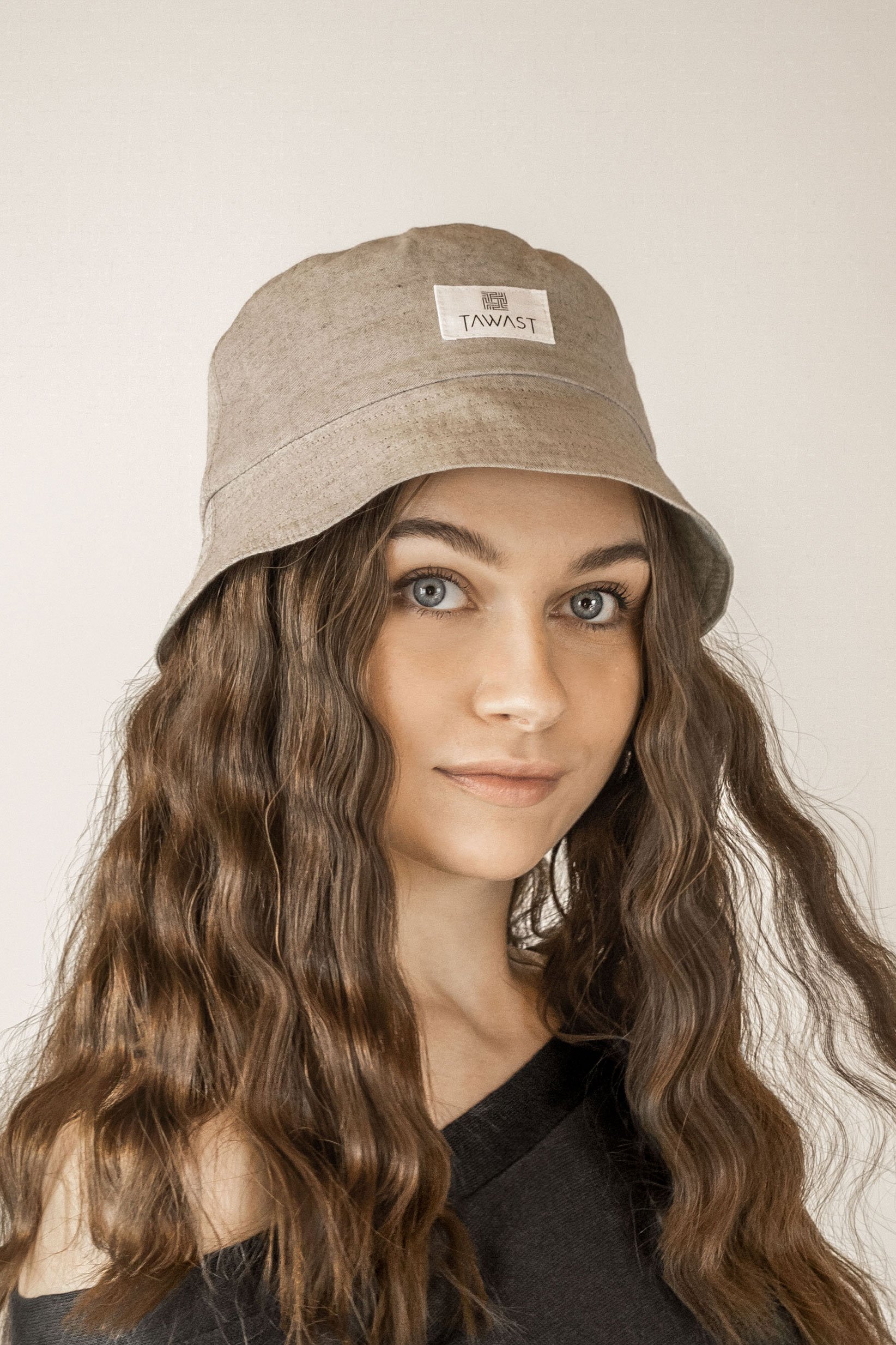 TAWAST  Bucket Hat Toendra Hazelnoot