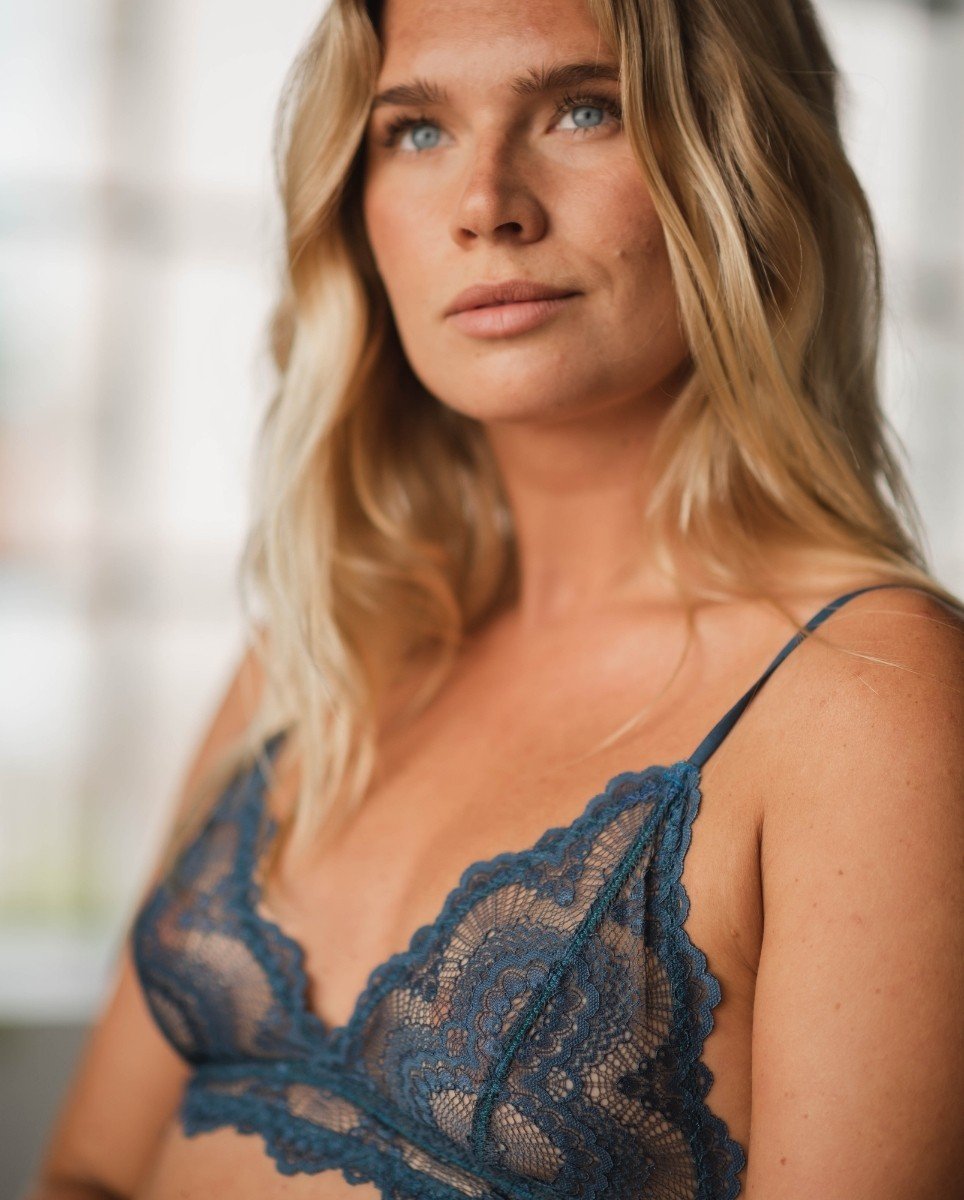 Understatement  Bralette Stormy Sky Donkerblauw