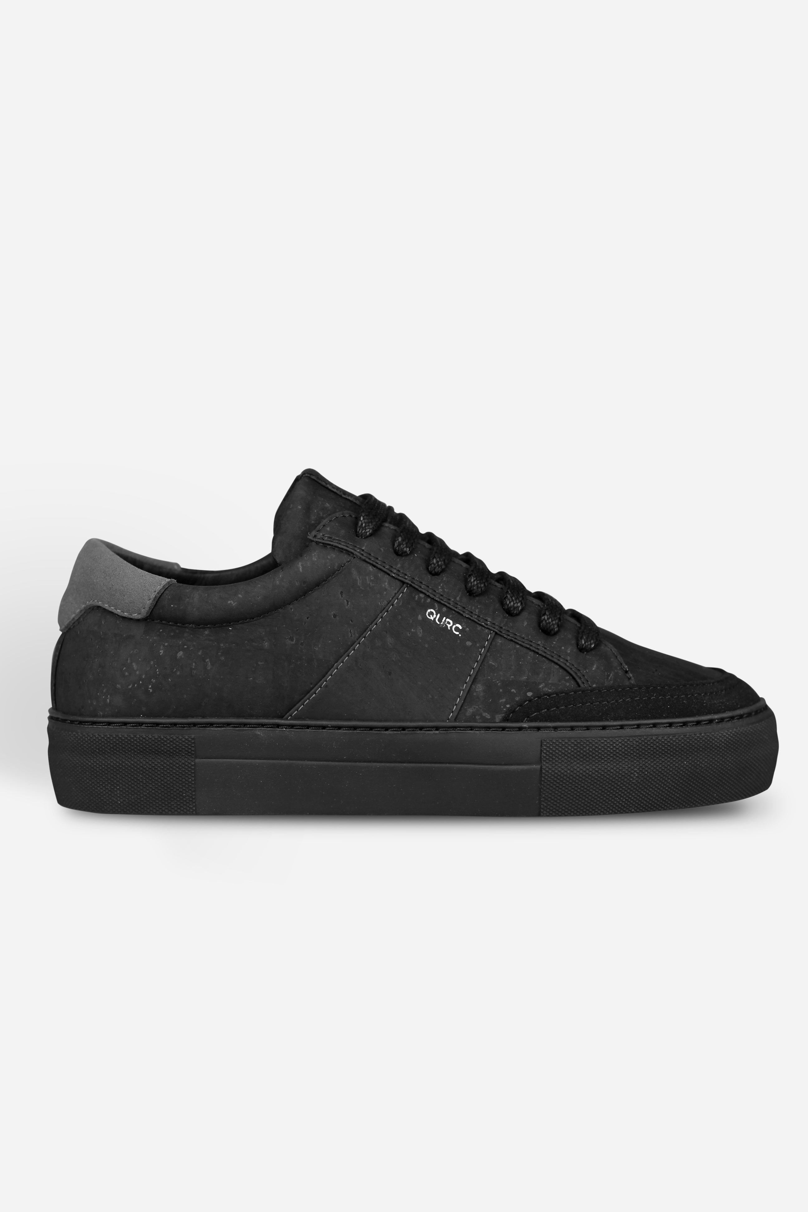 QURC mannen vegan Sneakers Fragment Low Zwart