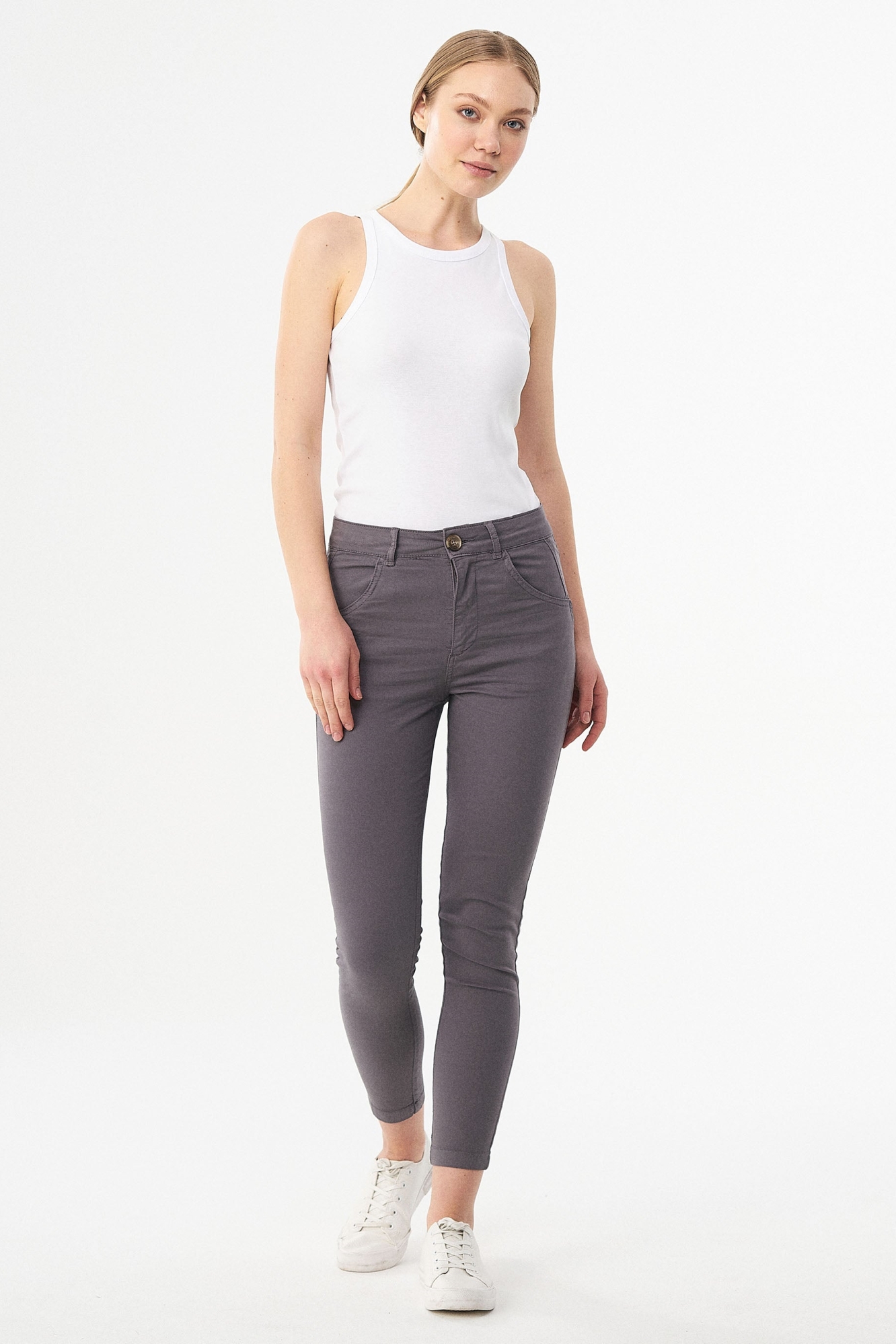 ORGANICATION  Broek Donkergrijs