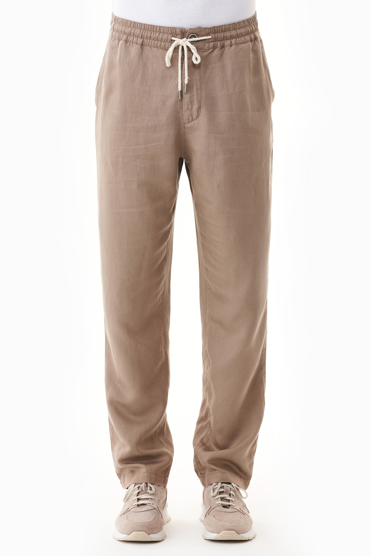 ORGANICATION mannen vegan Broek Diep Taupe Bruin