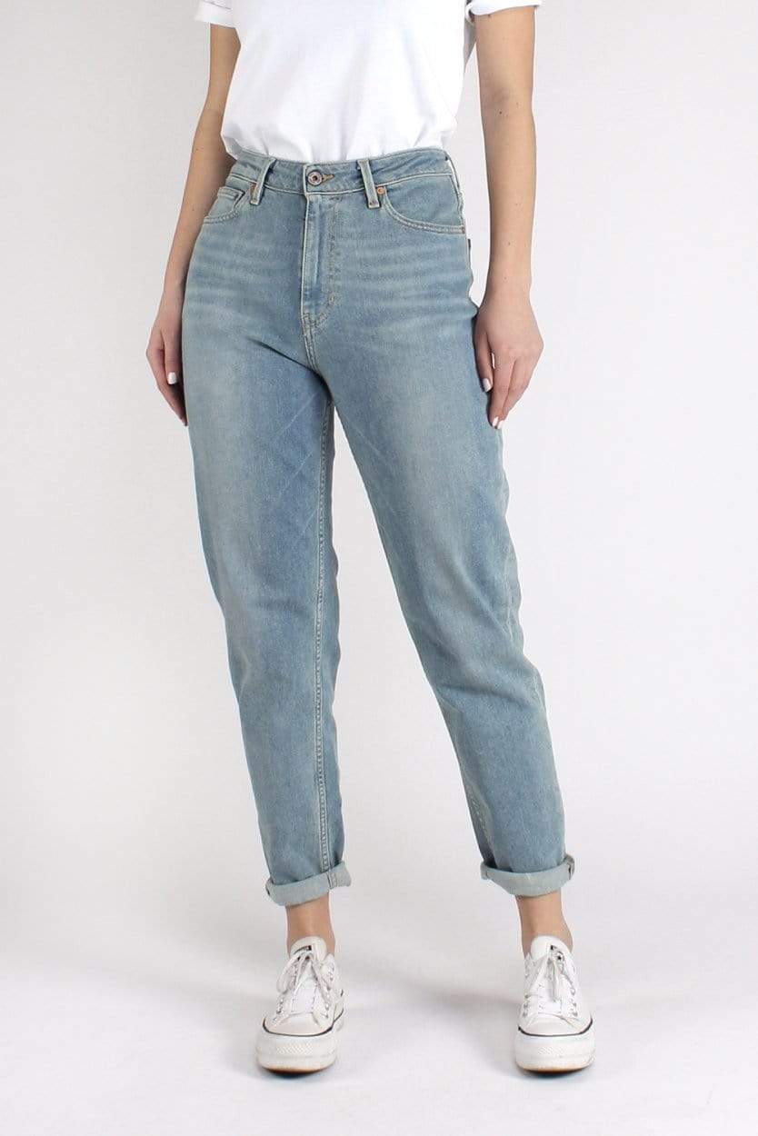 Kuyichi  Jeans Nora Loose Tapered Denim Blauw