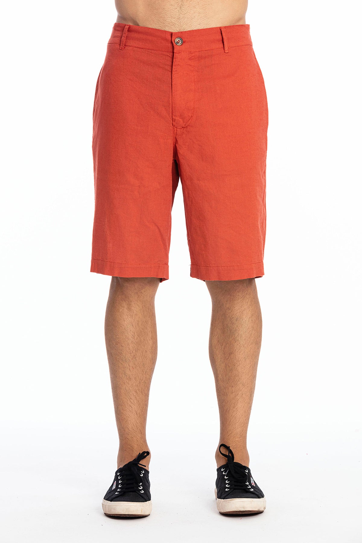RAVENS VIEW IBIZA mannen vegan Short Kyros Terracotta Oranje