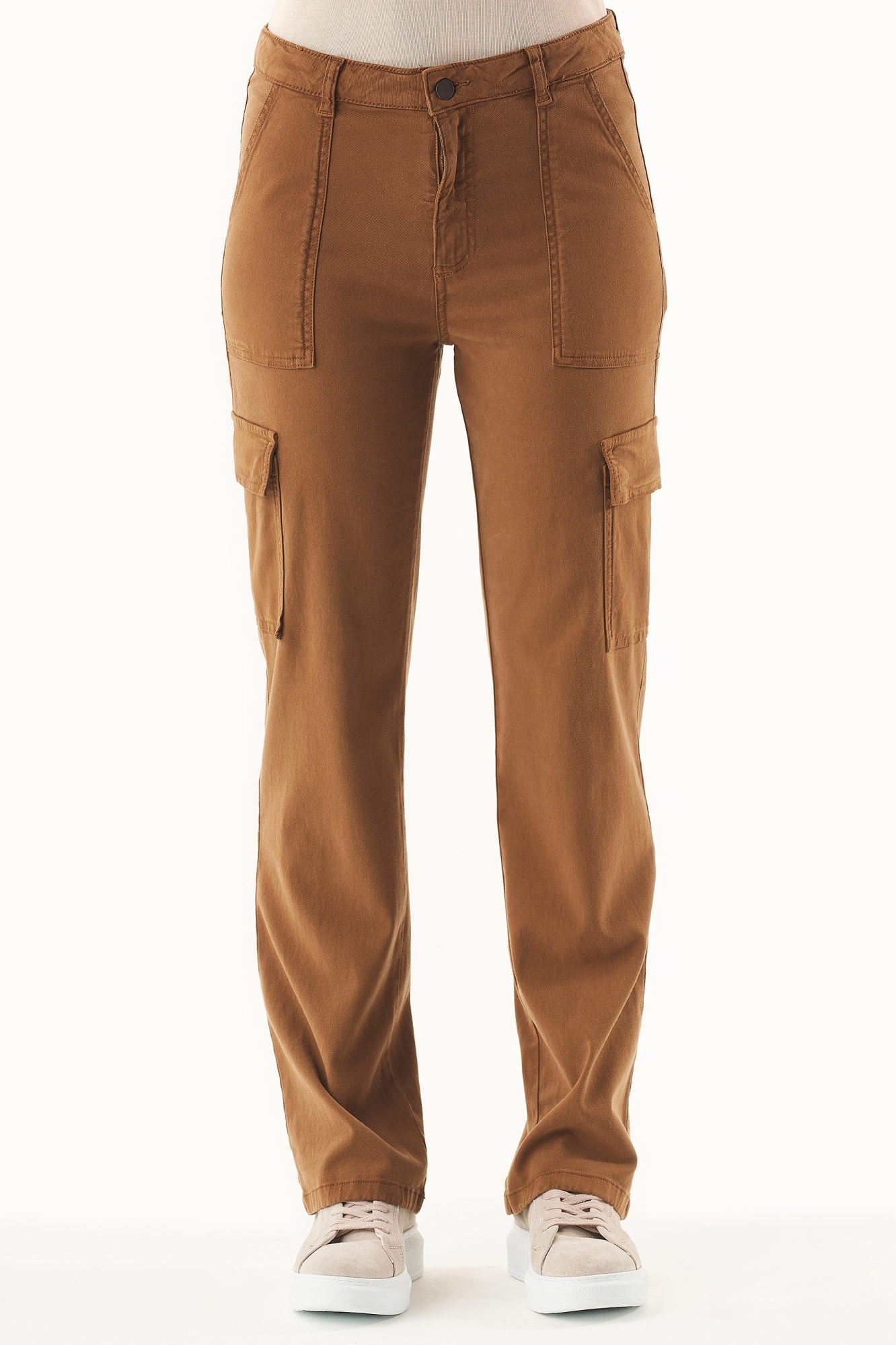 ORGANICATION  Cargobroek Tencel Bio-Katoen Bruin