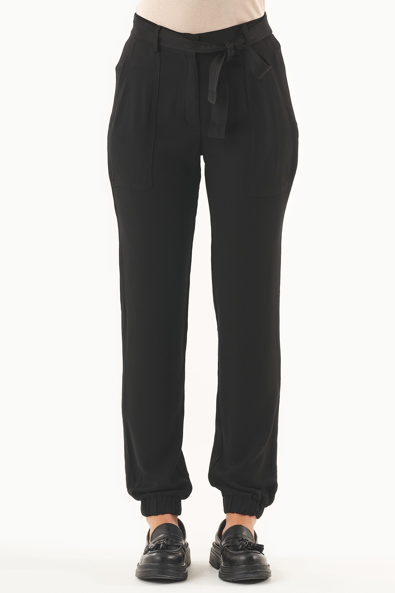 ORGANICATION  Joggerbroek Ecovero Zwart