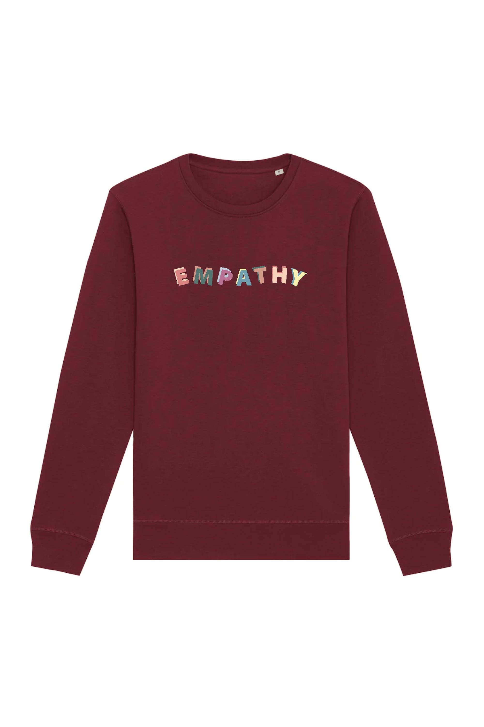 Oat Milk Club  Sweatshirt Empathy Bordeaux
