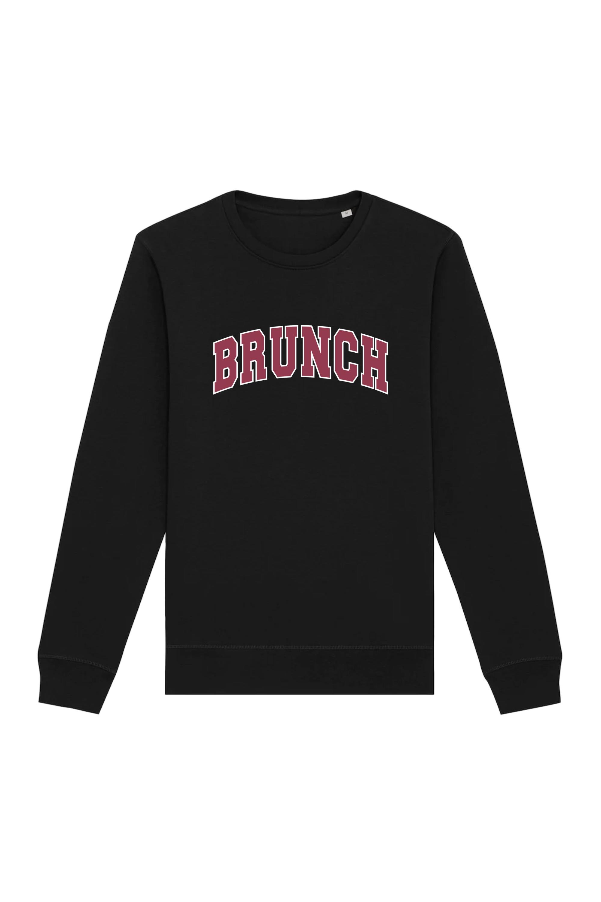 Oat Milk Club  Sweatshirt Brunch Zwart
