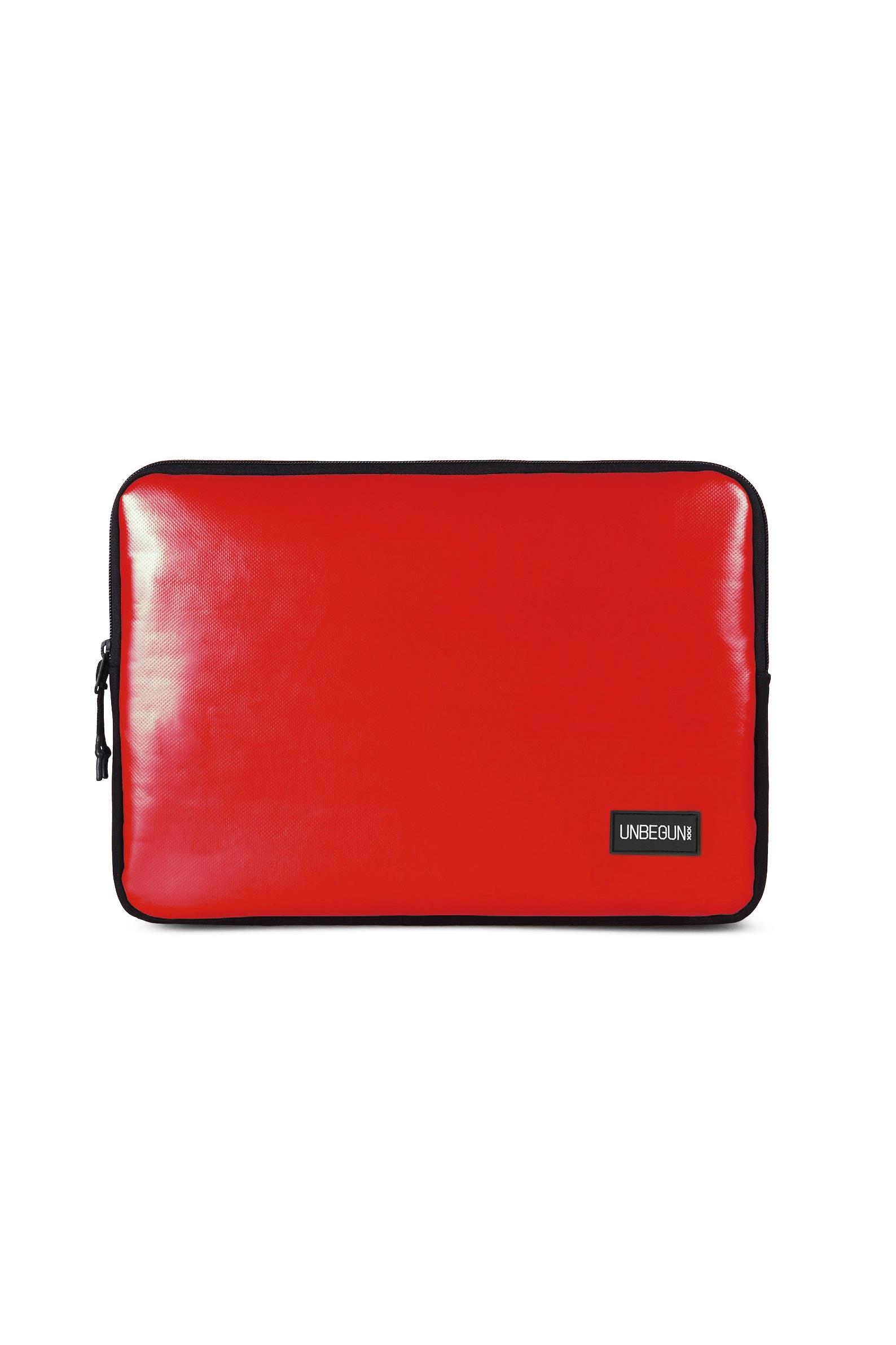 UNBEGUN mannen vegan Laptophoes Rood
