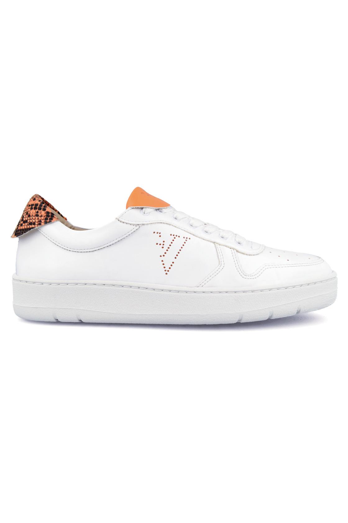 Ella & Witt  Sneaker Davis Wit & Oranje