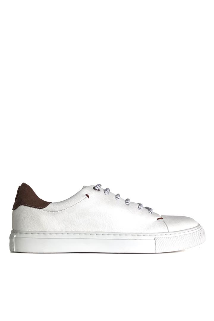 Noah mannen vegan Sneakers Sammy Wit Taupe