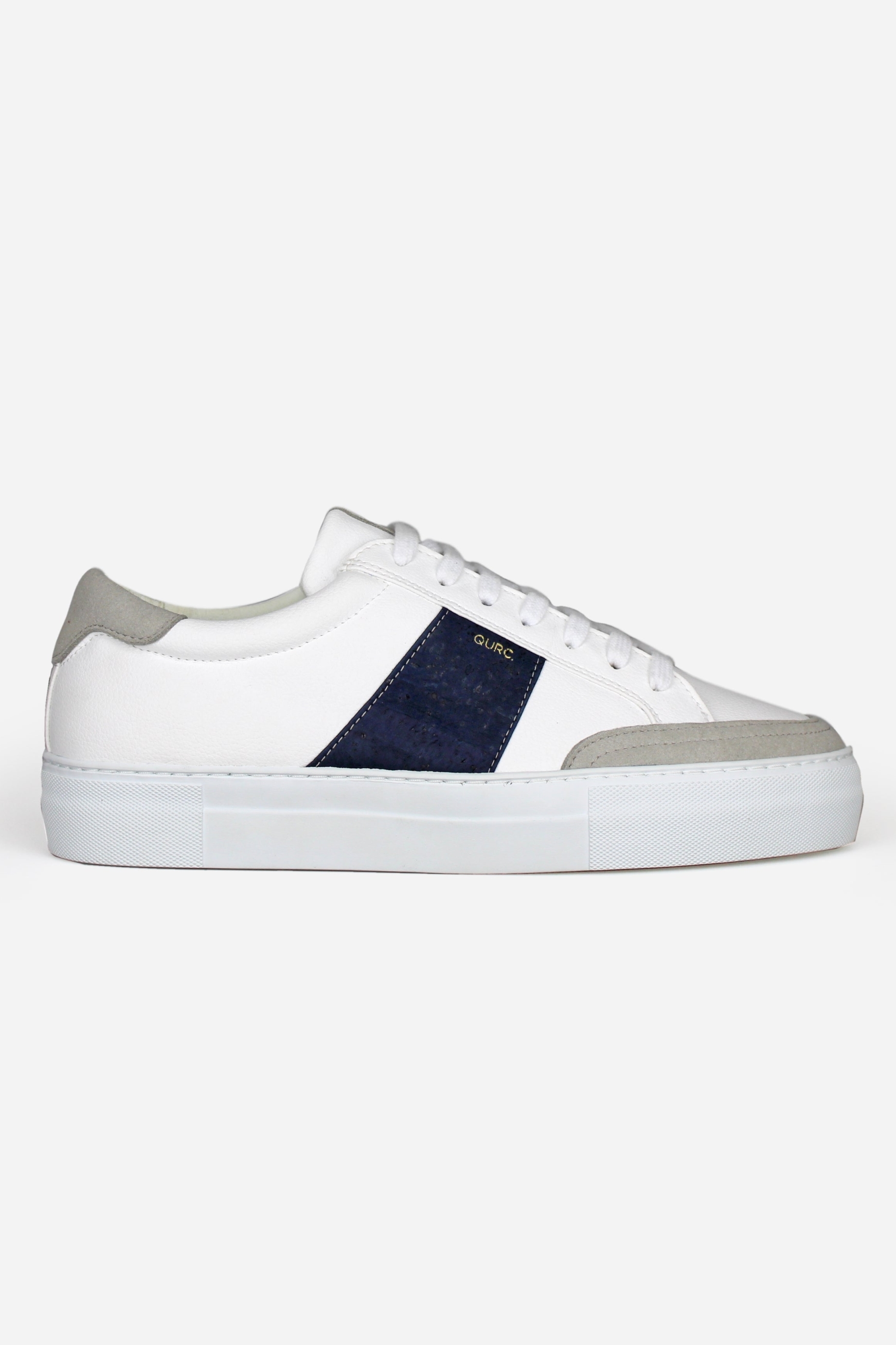 QURC mannen vegan Sneakers Fragment Low Grape Marinha Wit