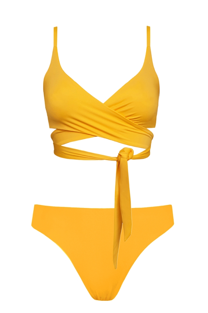 Anekdot  Lin + Skyline Slim Bikini Set Geel