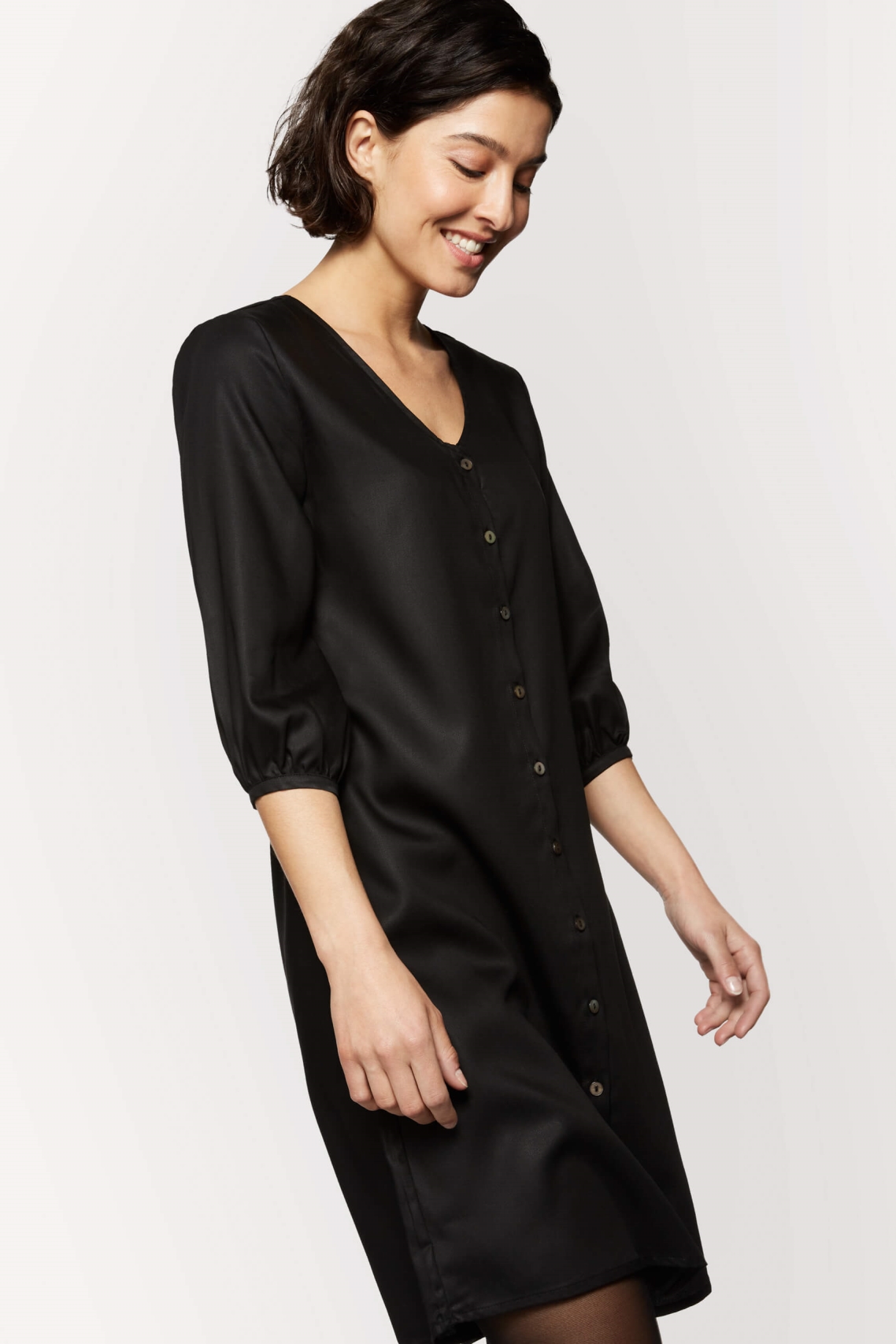 CharlieMary  Jurk Little Black Tencel