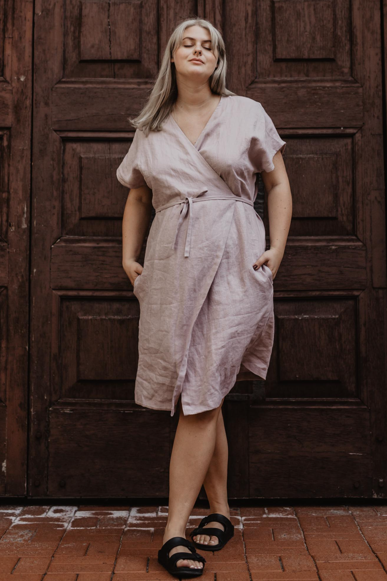 AmourLinen  Wikkeljurk Rome Dusty Rose