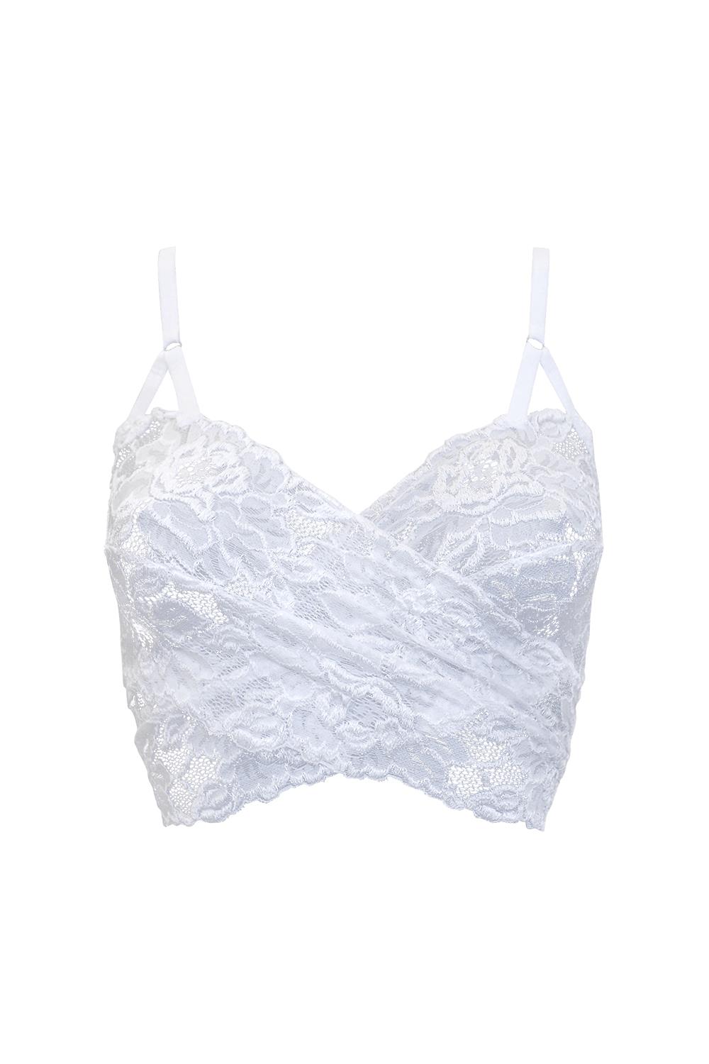 Anekdot  Dharma Witte Omslag Bralette