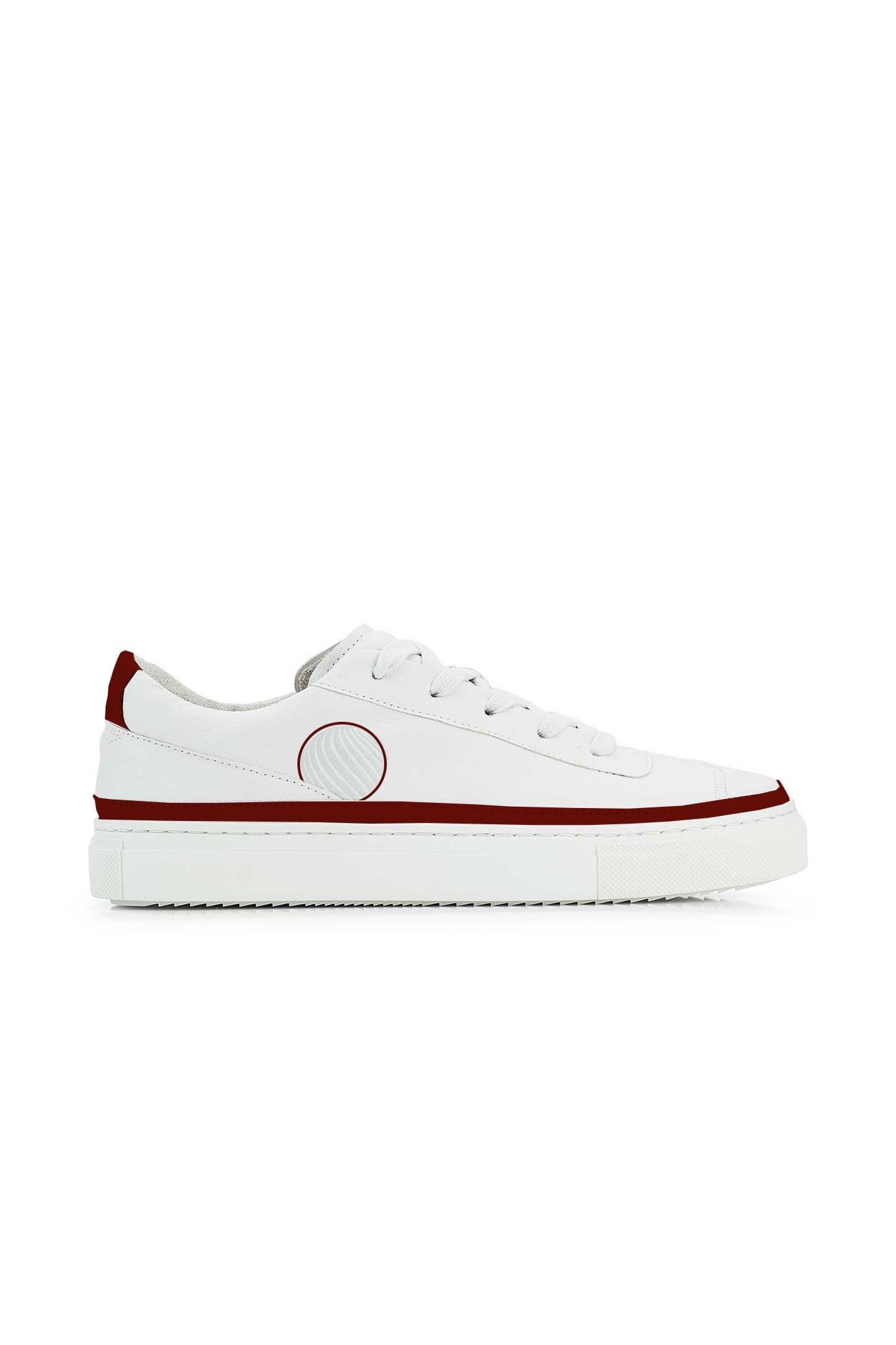 Komrads mannen vegan Sneakers Apls Maça Low Vino Rood