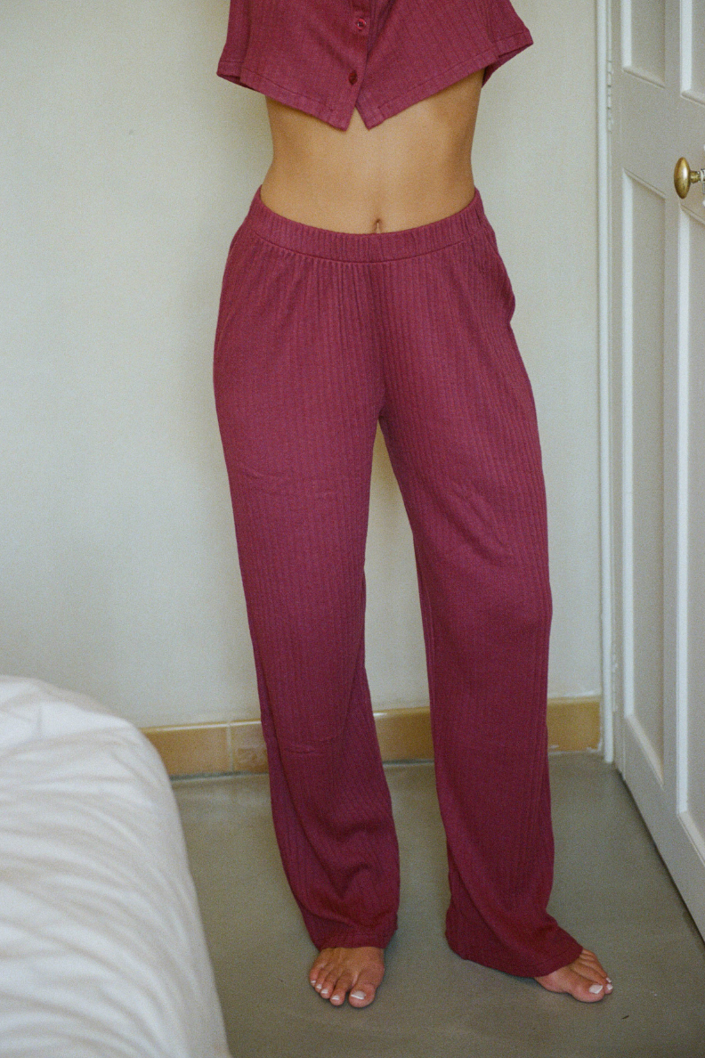NÃ©nÃ©s  Broek Maud Plum