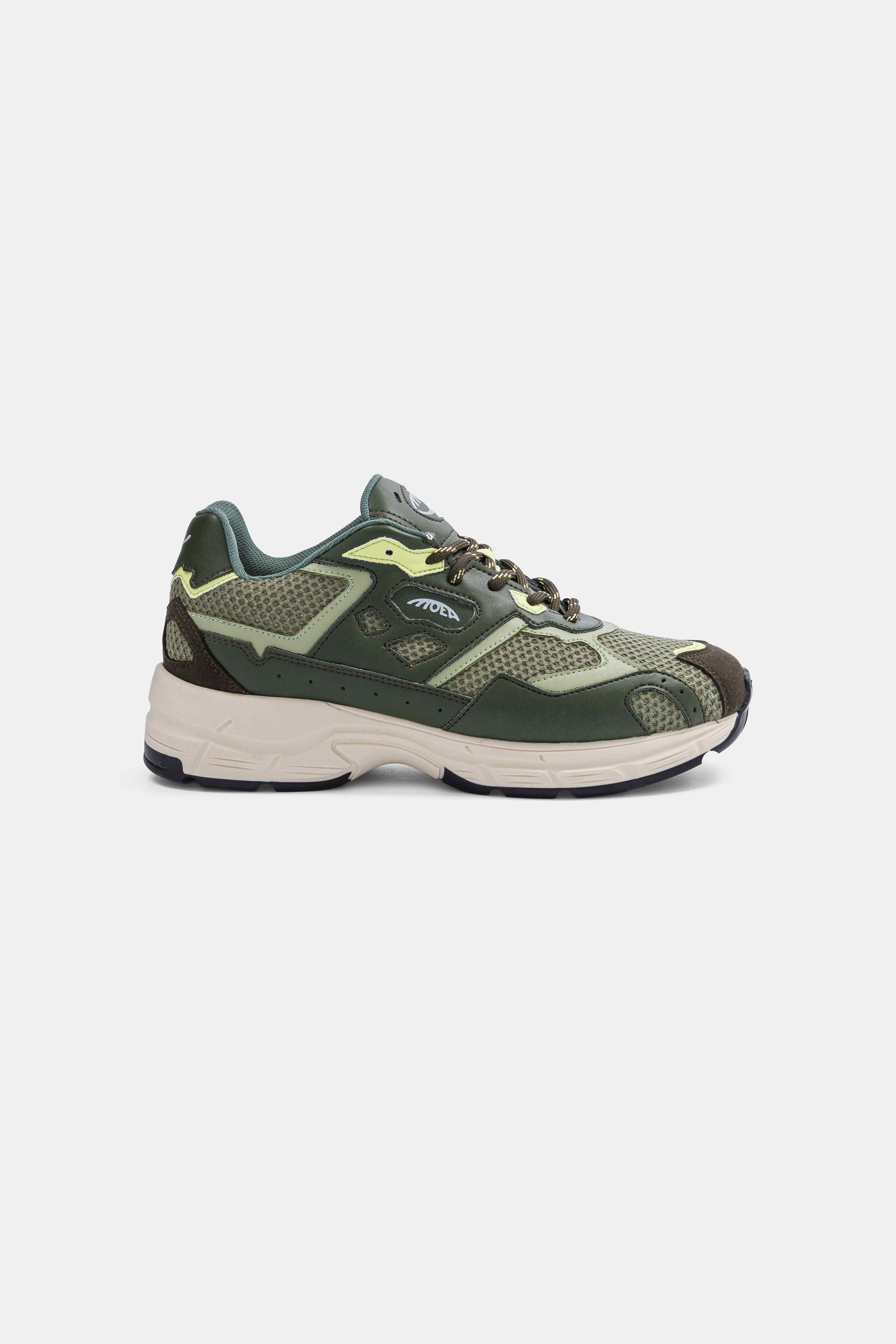 MoEa mannen vegan Sneakers Rush Cactusgroen
