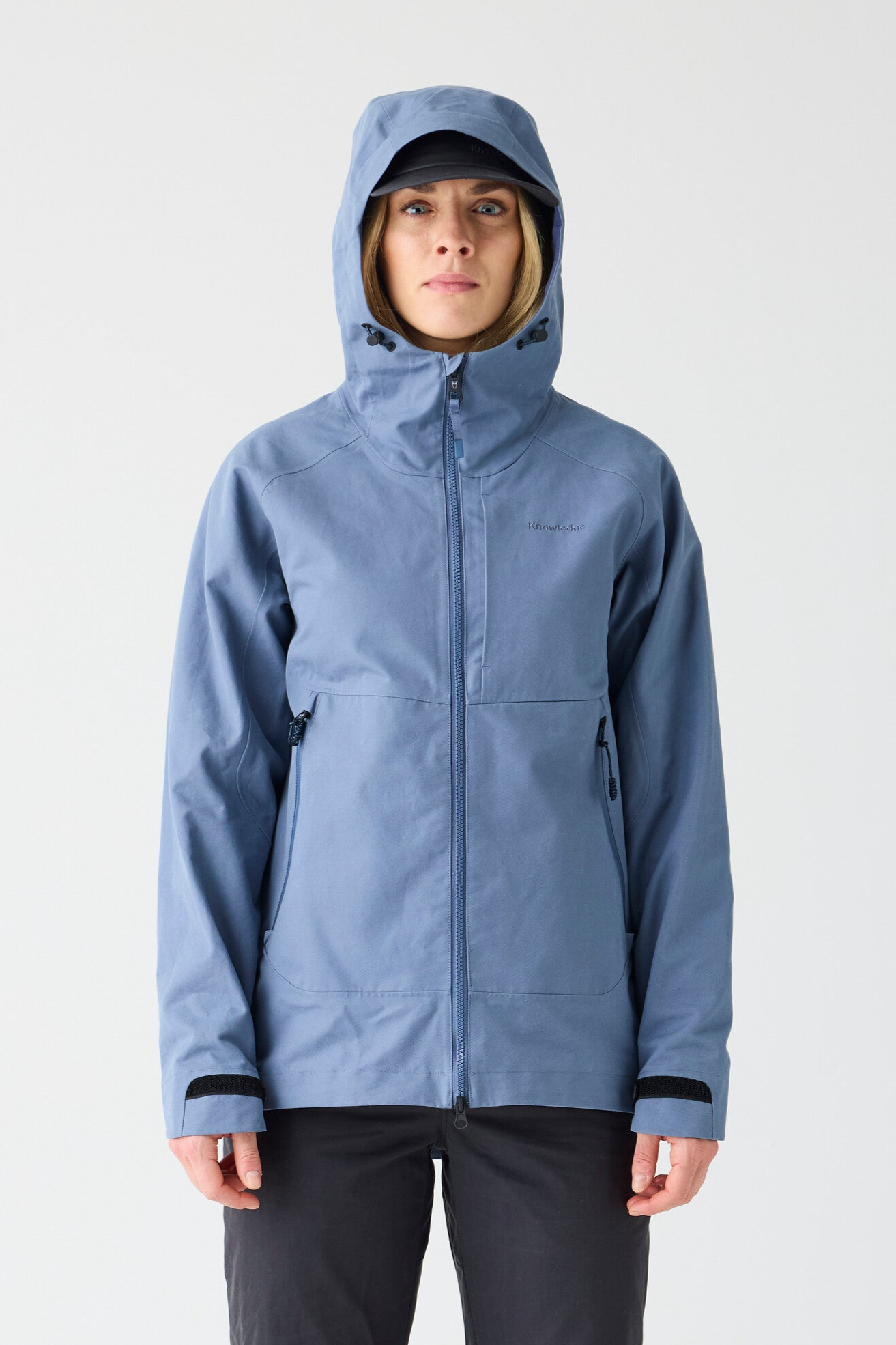 KnowledgeCotton Apparel  Jacket Vent Canvas 270 Shell Vintage Indigo