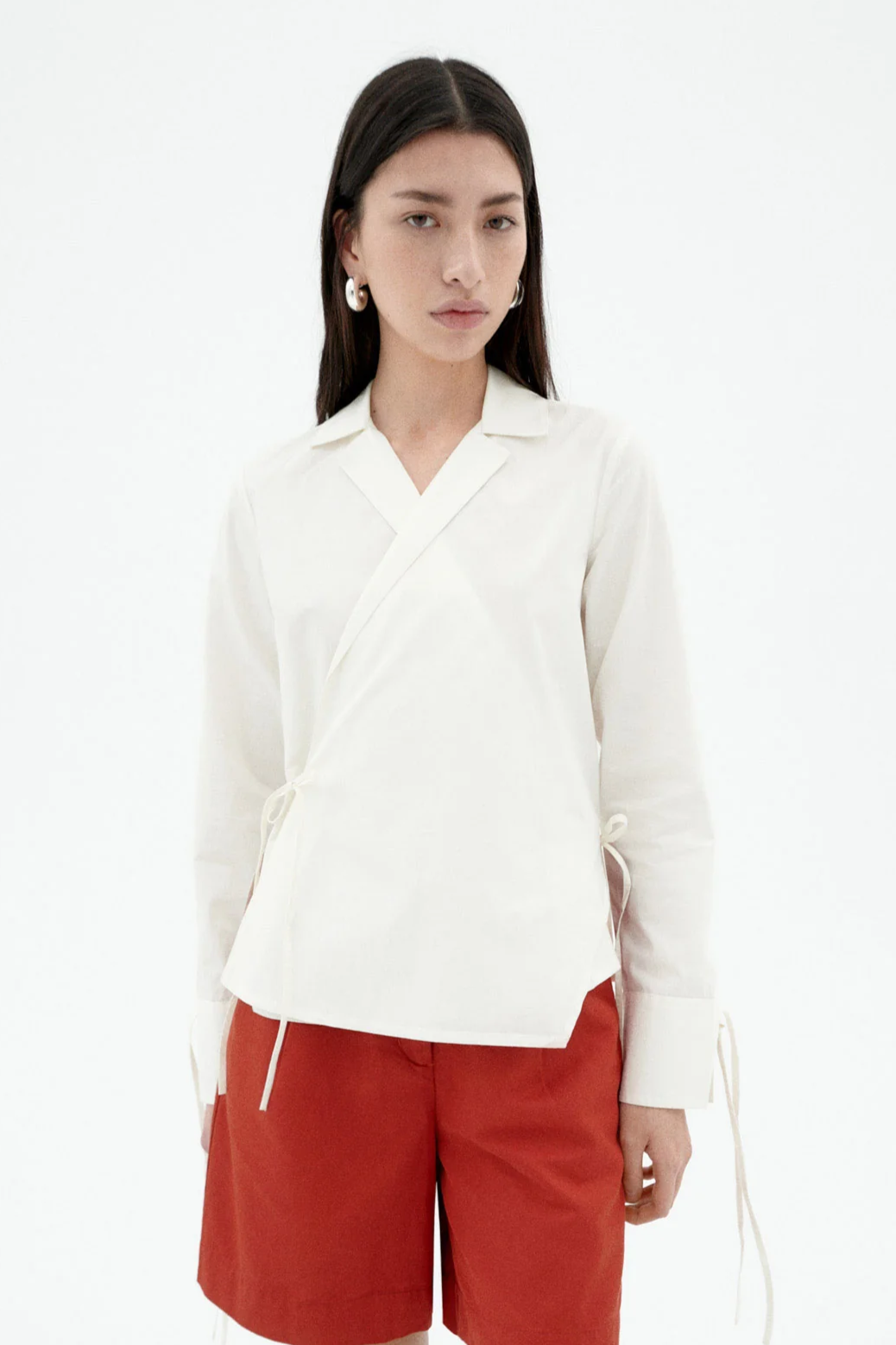 Thinking MU  Wikkelblouse Lenie Wit