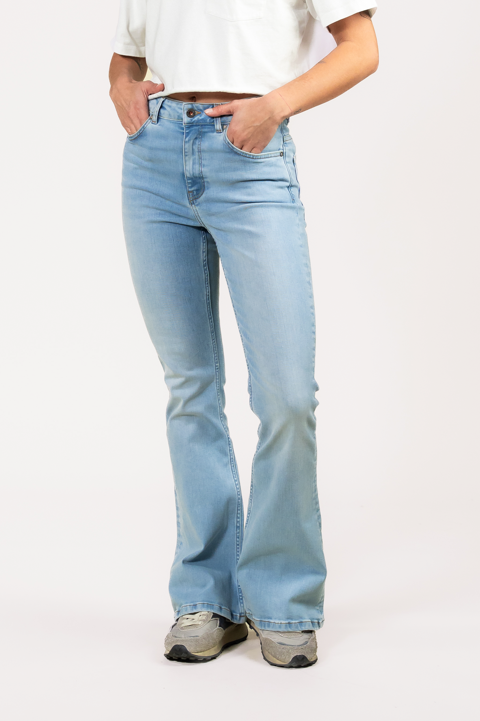 Kuyichi  Jeans Flare Lisette Dune Tide