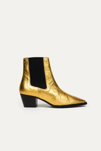 BIKKOU  Boots 3pm Friday Rocks Metallic Goud