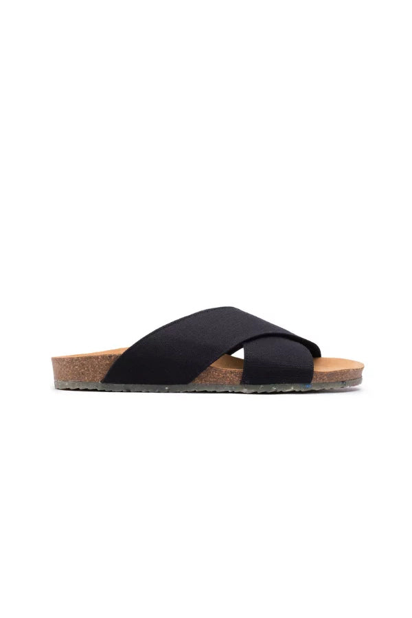 Zouri mannen vegan Sandalen Zon Donker