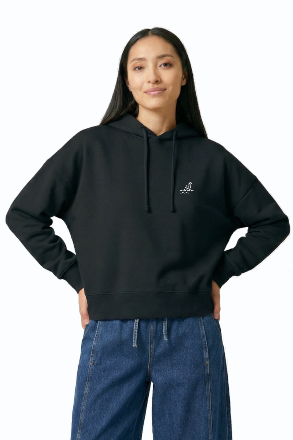 Hafendieb  Hoodie In Een Fles Zwart