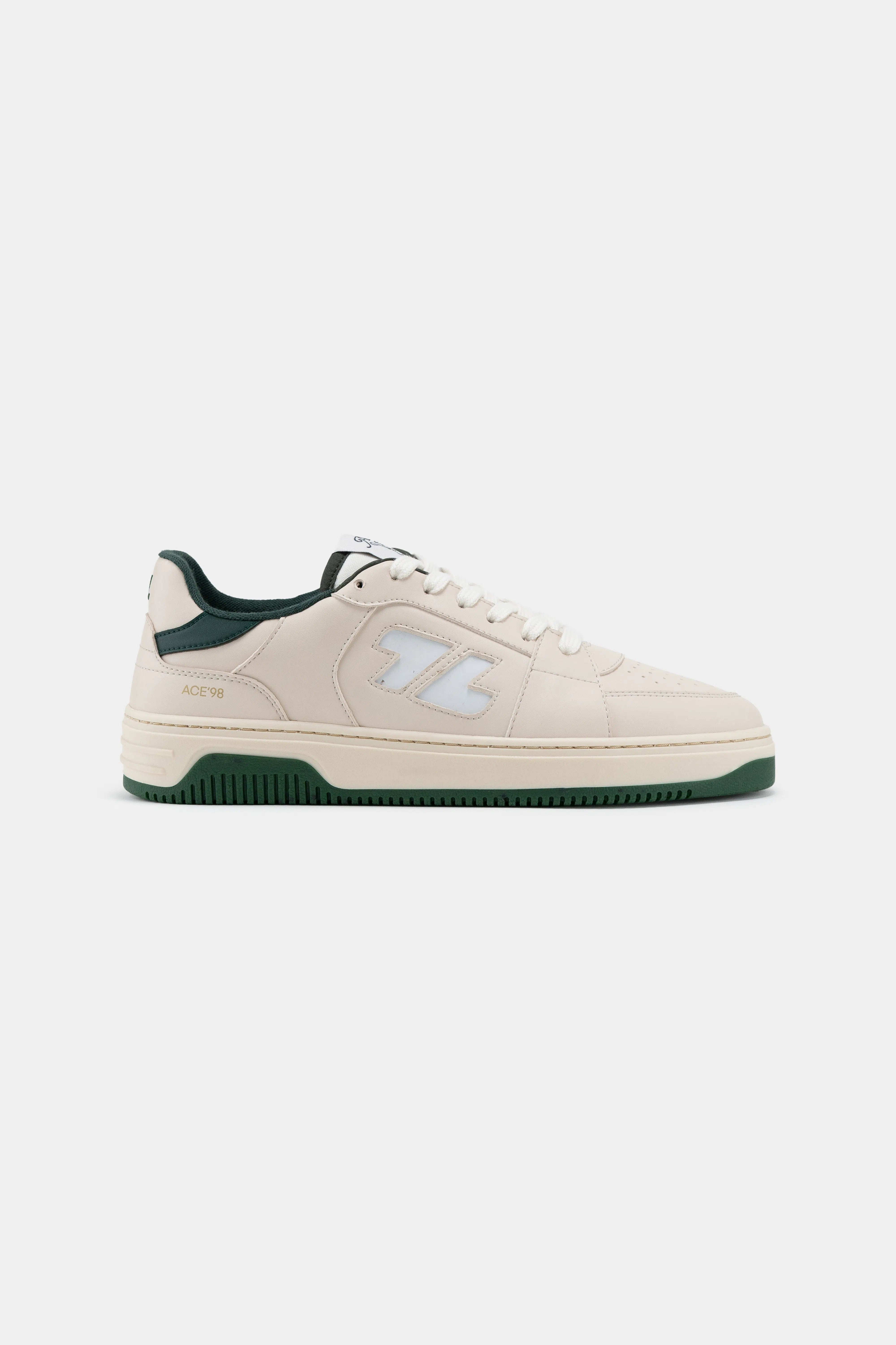 ZÃ¨ta mannen vegan Sneakers Ace98 Bosgroen