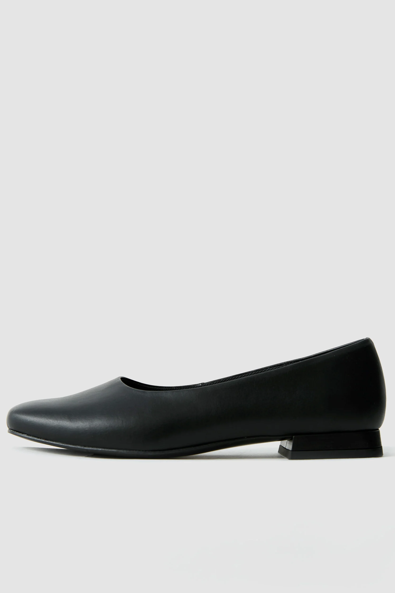 BOHEMA  Ballerina's Diana Vierkante Teen Zwart