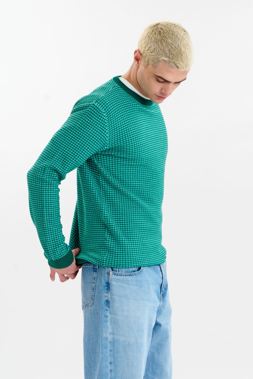 KOMODO mannen vegan Jumper Hasan Green