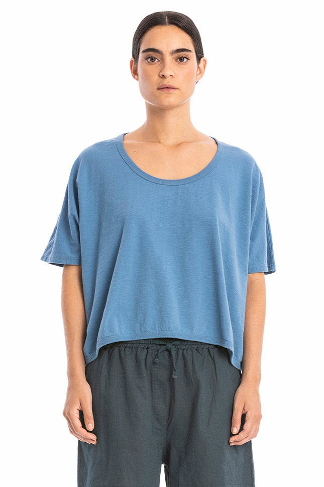 RAVENS VIEW IBIZA  Top Square Maui Blue