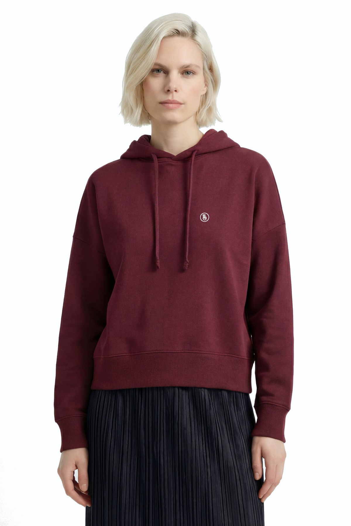 Hafendieb  Hoodie Dames Vrede Bordeaux