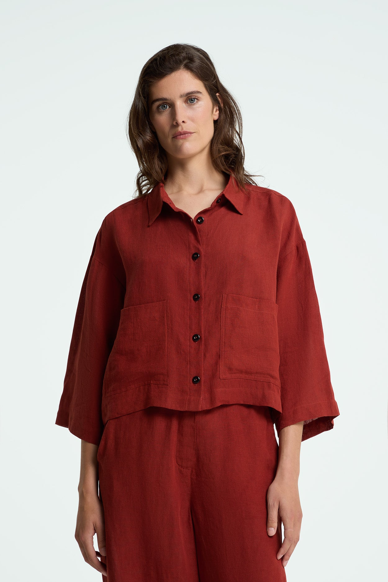 Kings of Indigo  Shirt Wanda Burnt Henna