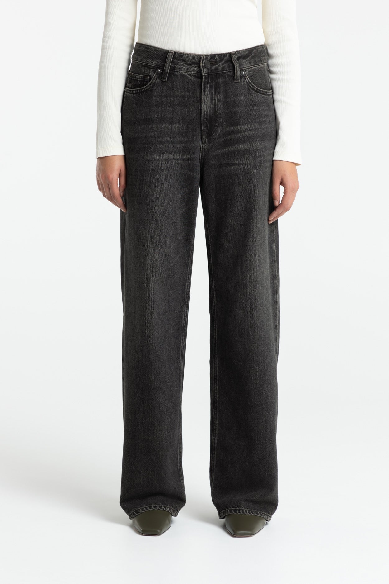 Kings of Indigo  Jeans Joan Denim Zwart
