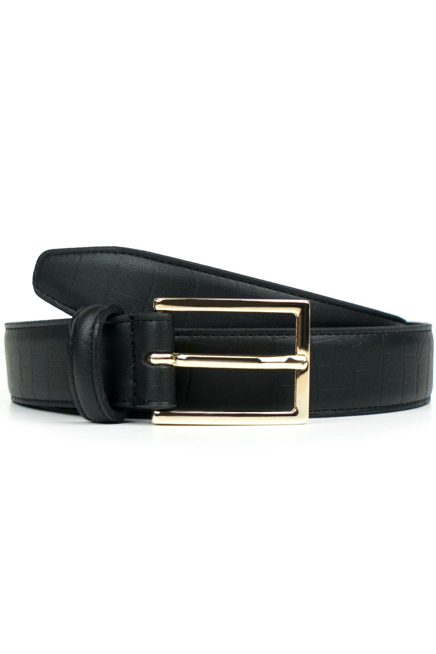 Will's Vegan Store mannen vegan Riem Luxe 3cm Zwart