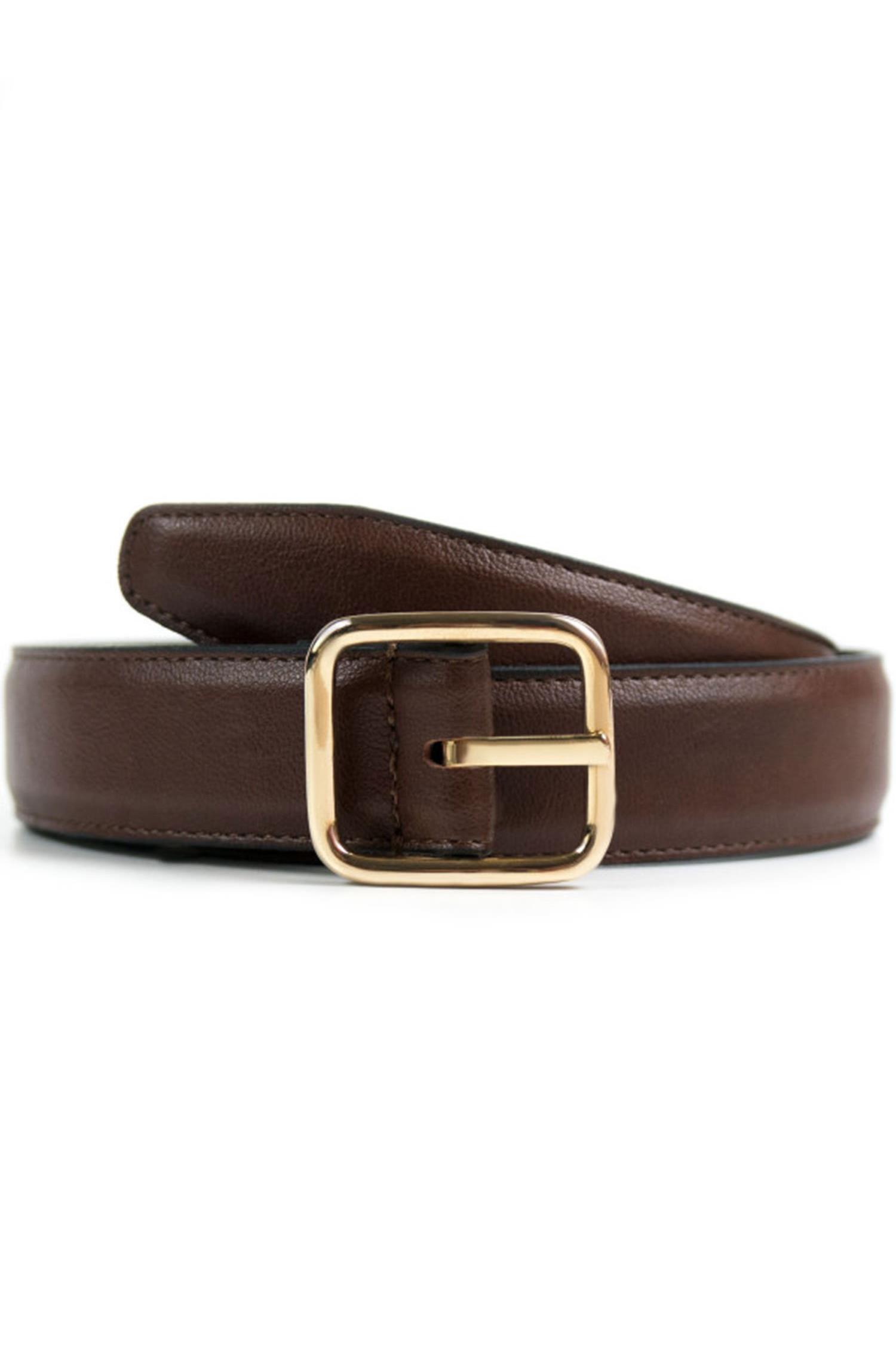 Will's Vegan Store  Riem Geometric 3 Cm Donkerbruin