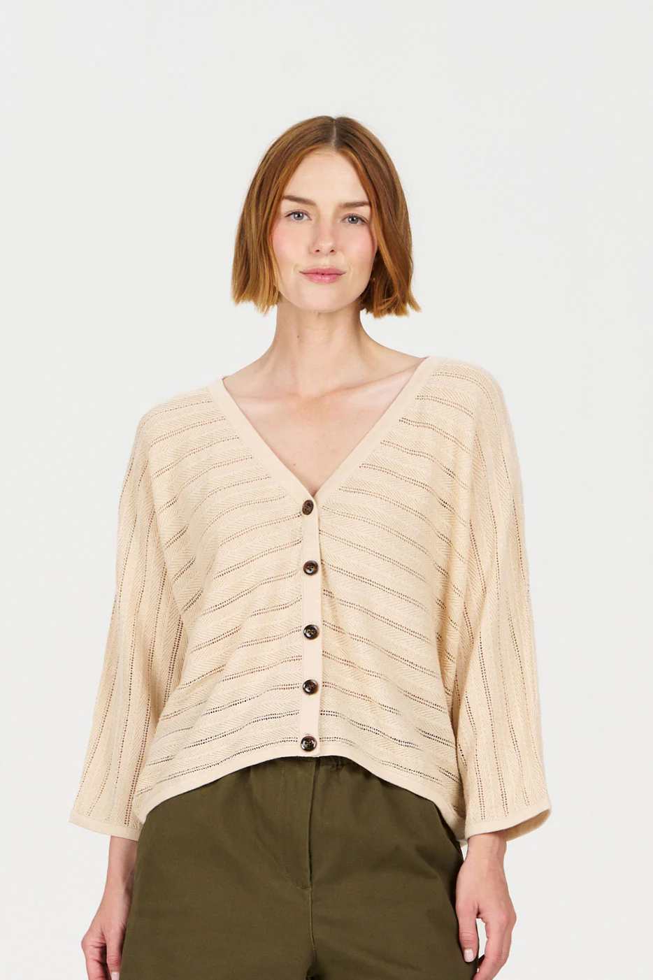 KOMODO  Trui Mali Batwing Sand