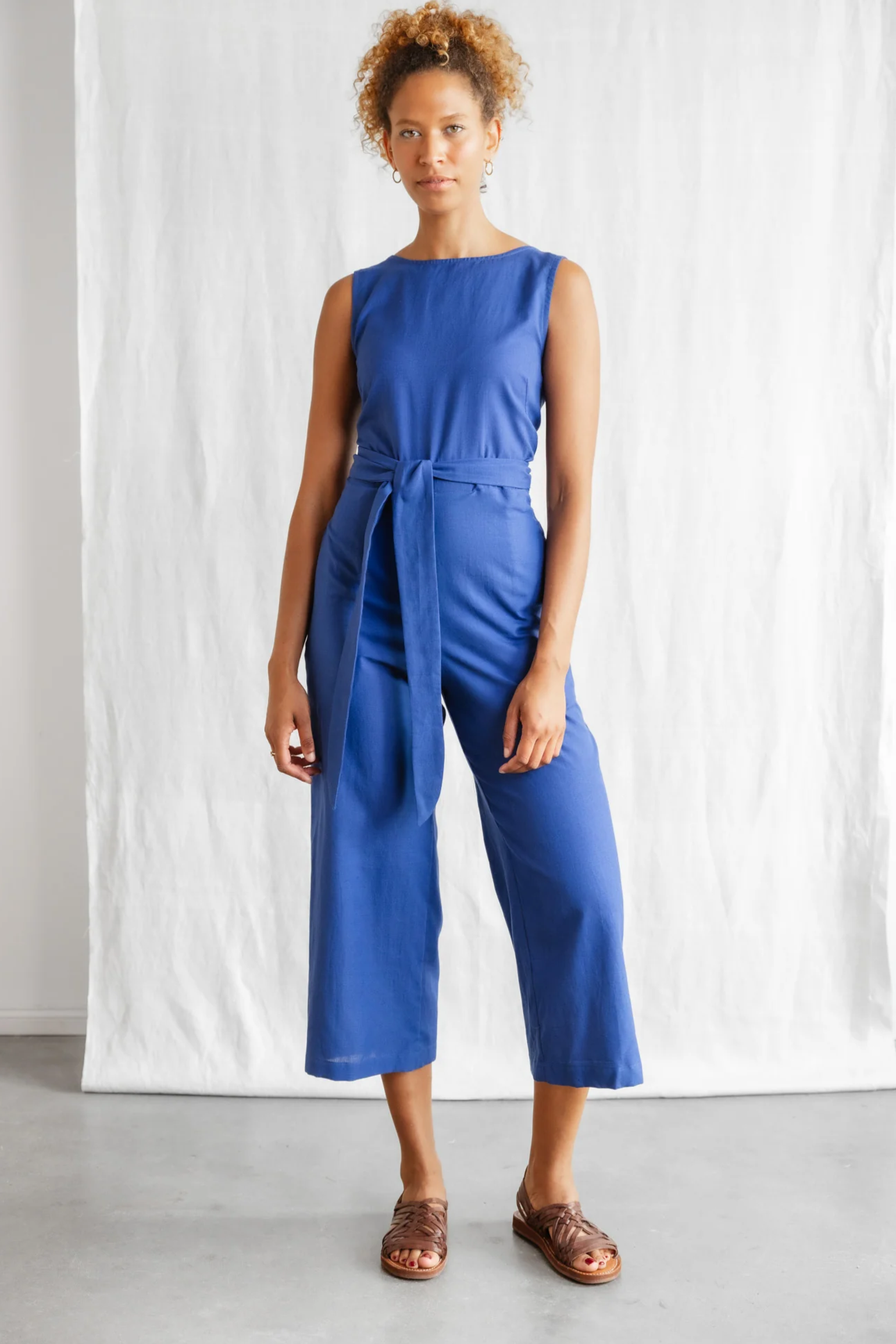 Jyoti - Fair Works  Jumpsuit Anusha Kobaltblauw