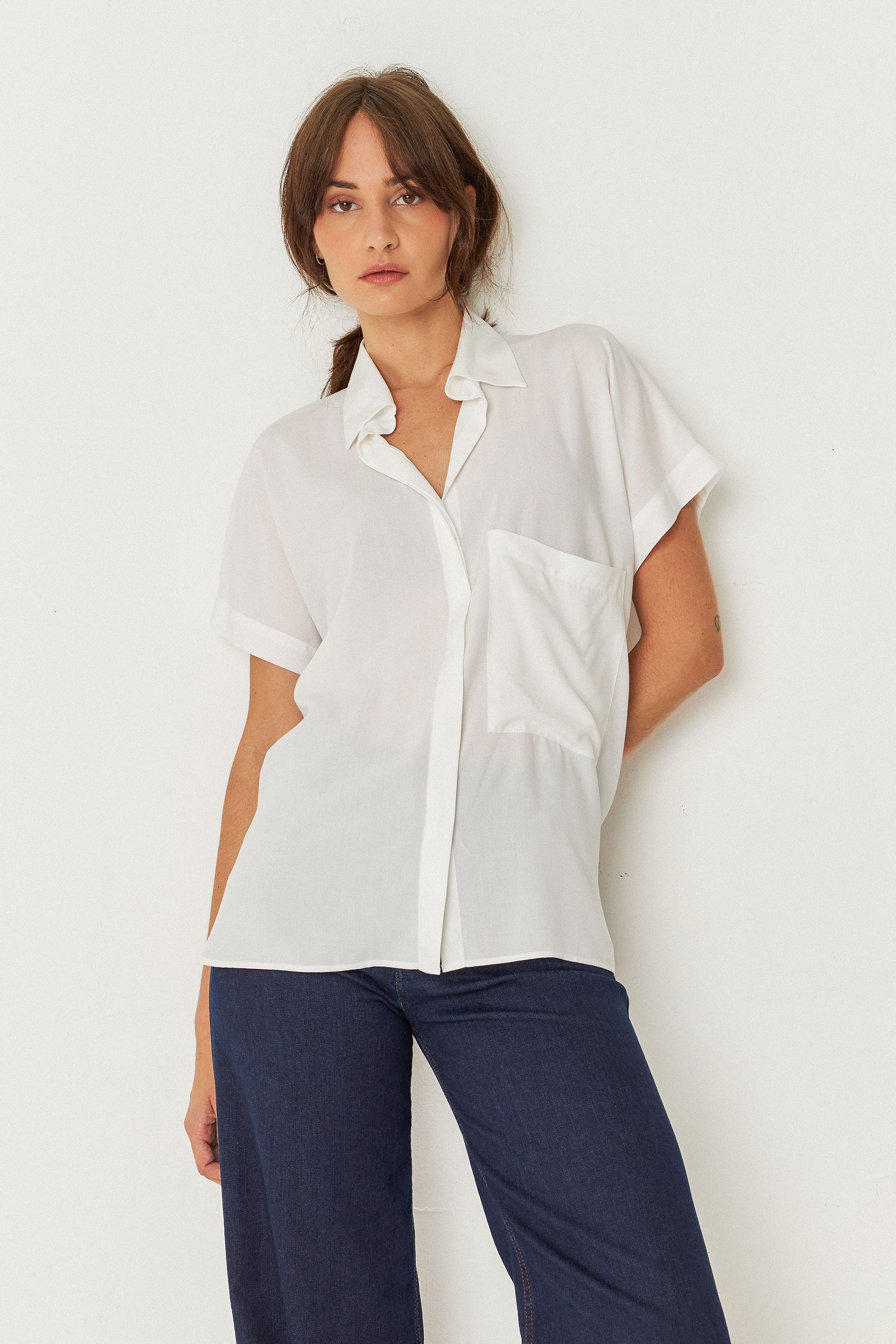 SKFK  Shirt Uma White