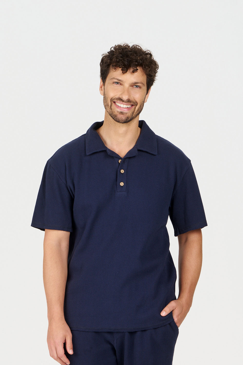 KOMODO mannen vegan Top Iver Navy