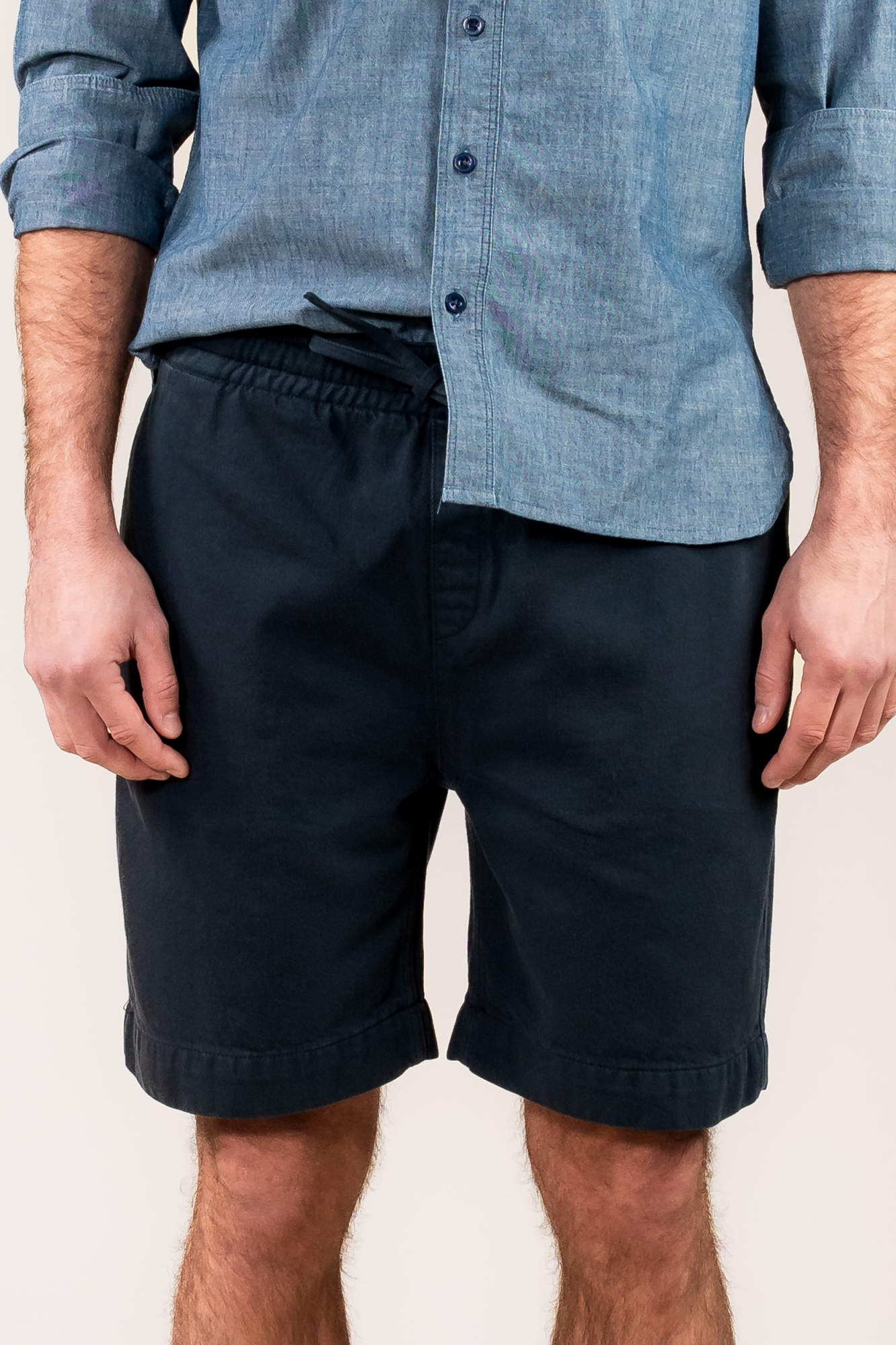 Kuyichi mannen vegan Shorts Tom Middernachtblauw